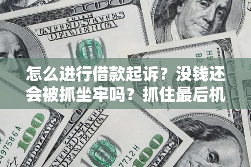 武汉怎么进行借款起诉？没钱还会被抓坐牢吗？抓住最后机会！