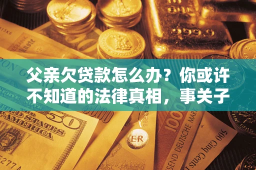 武汉父亲欠贷款怎么办？你或许不知道的法律真相，事关子女未来
