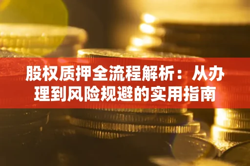 武汉股权质押全流程解析：从办理到风险规避的实用指南
