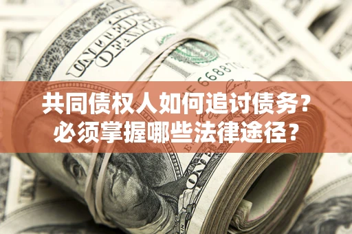 武汉共同债权人如何追讨债务？必须掌握哪些法律途径？
