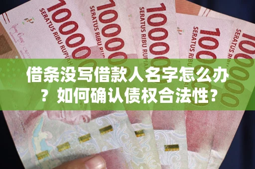 武汉借条没写借款人名字怎么办？如何确认债权合法性？