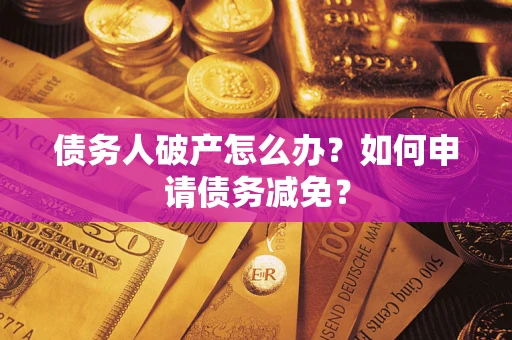 武汉债务人破产怎么办？如何申请债务减免？