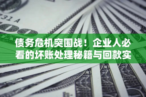 武汉债务危机突围战！企业人必看的坏账处理秘籍与回款实战指南